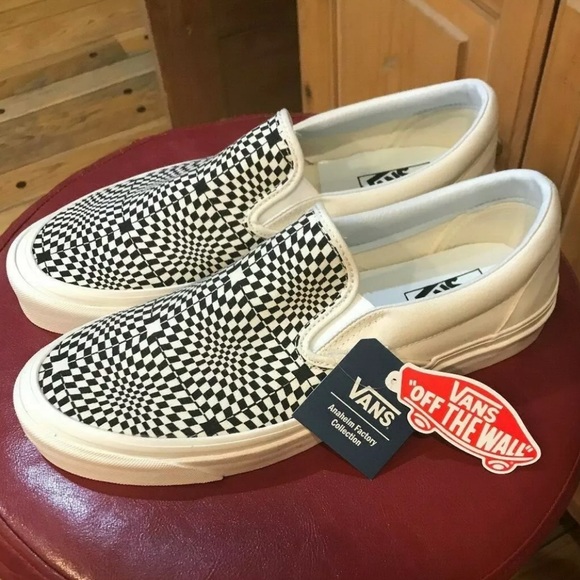 Vans Other - NEW Men’s VANS Slip-On 98 DX Warp Checker Shoes